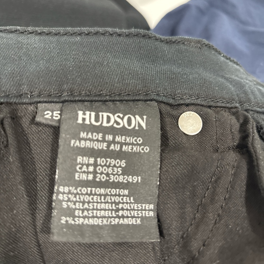 Hudson Jeans Black Ankle Krista Skinny Jeans - Picture 6 of 6